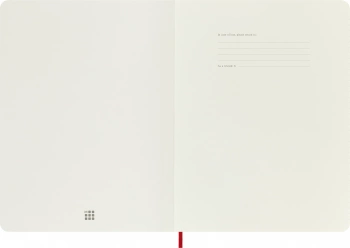 Блокнот Moleskine CLASSIC SOFT QP621F2 XLarge 190х250мм 192стр. линейка мягкая обложка красный