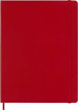 Блокнот Moleskine CLASSIC QP090F2 XLarge 190х250мм 192стр. линейка твердая обложка красный