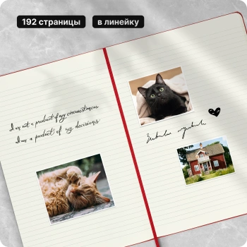 Блокнот Moleskine CLASSIC QP090F2 XLarge 190х250мм 192стр. линейка твердая обложка красный