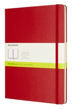 Блокнот Moleskine CLASSIC QP092F2 XLarge 190х250мм 192стр. нелинованный твердая обложка красный