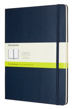 Блокнот Moleskine CLASSIC QP092B20 XLarge 190х250мм 192стр. нелинованный твердая обложка синий