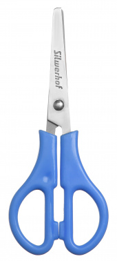 Ножницы Silwerhof 453065 Народная коллекция детские 130мм ручки пластиковые нержавеющая сталь ассорти блистер