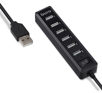 Разветвитель USB 2.0 Buro BU-HUB7-1.0-U2.0