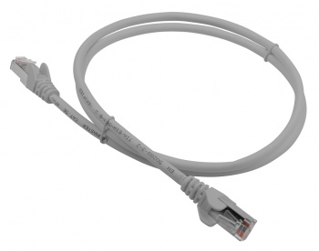 Патч-корд Lanmaster LAN-PC45/S5E-2.0-GY FTP вилка RJ-45-вилка RJ-45 кат.5е 2м серый LSZH (уп.:1шт)