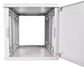 Шкаф коммутационный ЦМО (ШРН-М-9.650.1) настенный 9U 600x650мм пер.дв.металл направл.под закл.гайки 120кг серый 581мм 22кг 180град. 480мм IP20 сталь