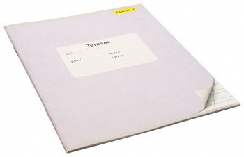 Тетрадь Silwerhof 721478-12 12л. кос.лин. A5 203х164 Монохром мел.карт. вод.лак скрепка