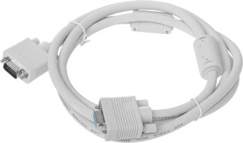 Кабель VGA (m) VGA (f) 1.8м феррит.кольца серый