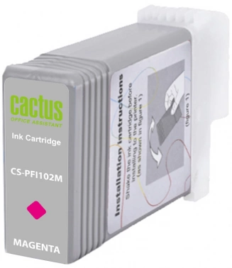 Картридж струйный Cactus CS-PFI102M