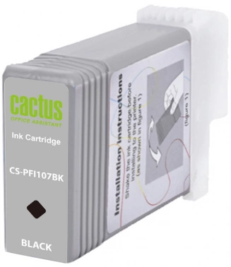 Картридж струйный Cactus CS-PFI107BK