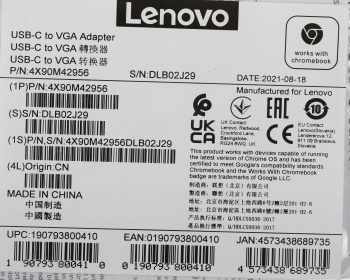 Адаптер для ноутбука Lenovo ThinkPad 4X90M42956