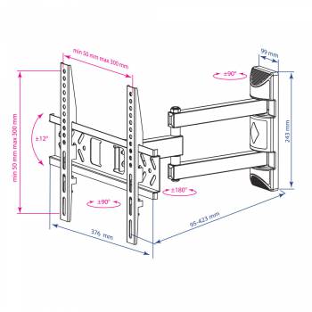 Кронштейн для телевизора Kromax PIXIS-XS