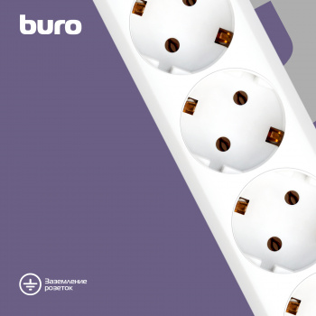 Сетевой фильтр Buro 600SH-16-3-W