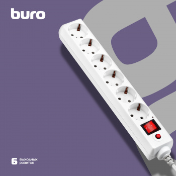 Сетевой фильтр Buro 600SH-16-5-W