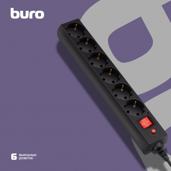 Сетевой фильтр Buro 600SH-16-1.8-B