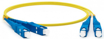 Патч-корд Lanmaster TWT-2SC-2SC/SU-3.0 2x9/125 OS1/OS2 SC дуплекс-SC дуплекс 3м ПВХ оранжевый