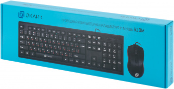 Клавиатура + мышь Оклик 620M