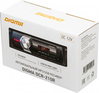 Автомагнитола Digma DCR-210R