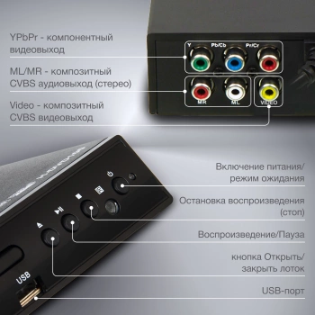 Плеер DVD Hyundai H-DVD100