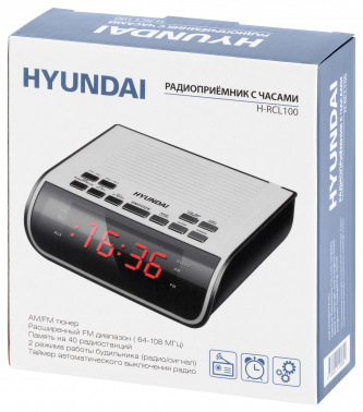 Радиобудильник Hyundai H-RCL100