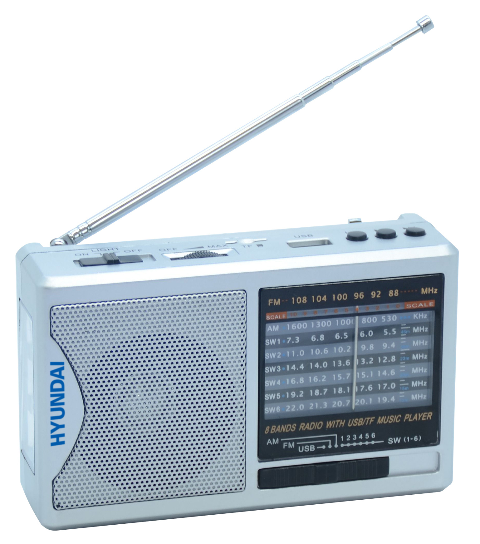 Радиоприемник портативный Hyundai H-PSR160