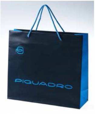 Пакет Piquadro SHOPPER-NEW-2/00 30x27x10 бумажный SMALL
