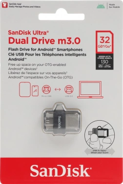 Флеш Диск Sandisk 32GB Ultra Dual drive