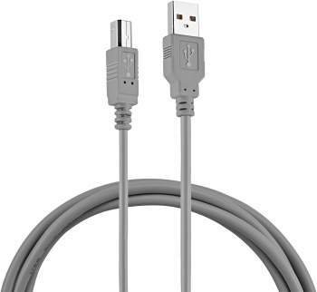 Кабель Buro USB A(m) USB B(m) 1.8м (BHP RET USB_BM18) серый (блистер)