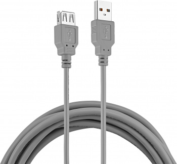 Кабель Buro USB A(m) USB A(f) 3м (BHP RET USB_AF30) серый (блистер)