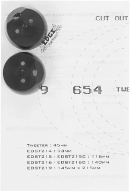 Колонки автомобильные Edge EDST215C-E6