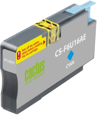 Картридж струйный Cactus CS-F6U16AE