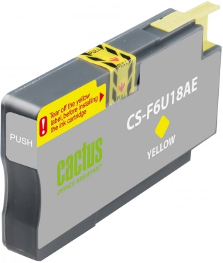 Картридж струйный Cactus CS-F6U18AE