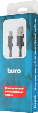 Кабель Buro BHP RET TYPEC18 USB (m)-USB Type-C (m) 1.8м черный