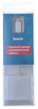Переходник Buro USB Type-C (m) HDMI (f) USB 3.0 A(f) USB Type-C (f) (BHP RET TPC-HDM) белый