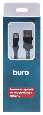 Кабель Buro Braided BHP RET TYPEC1 USB (m)-USB Type-C (m) 1м