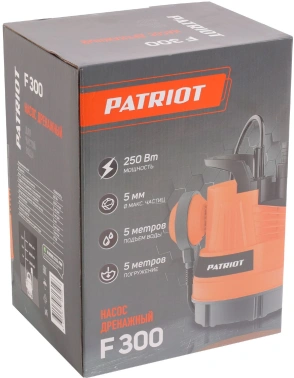 Насос дренажный Patriot F300