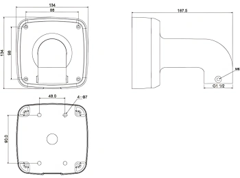 Кронштейн Dahua  DH-PFB302S