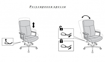 Кресло руководителя Бюрократ  DOMINUS
