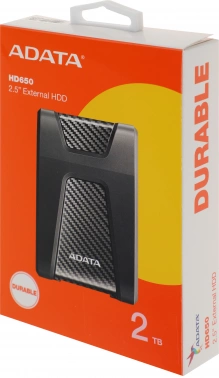 Жесткий диск A-Data USB 3.0 2Tb AHD650-2TU31-CBK HD650