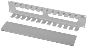 Кабельный органайзер горизонтальный ЦМО ГКЗ-2U односторонний окна 2U шир.:19