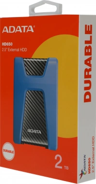 Жесткий диск A-Data USB3.0 2TB AHD650-2TU31-CBL HD650