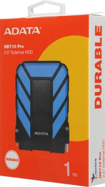Жесткий диск A-Data USB3.0 1TB AHD710P-1TU31-CBL HD710Pro
