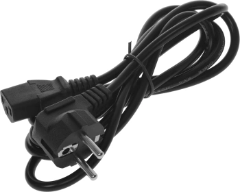 Кабель IEC C13 Евровилка 1.8м черный
