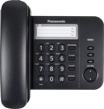 Телефон проводной Panasonic KX-TS2352RUB