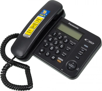 Телефон проводной Panasonic KX-TS2358RUB