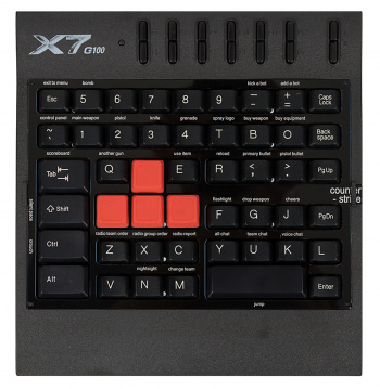 Игровой блок A4Tech X7-G100