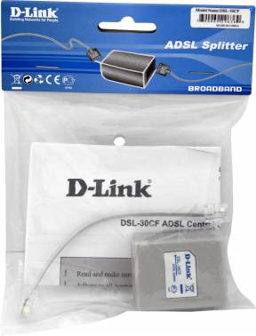Сплиттер DialUp D-Link DSL-30CF/RS