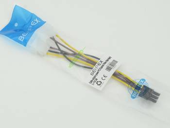 Кабель Molex 8980 PCI-E 6pin 0.15м