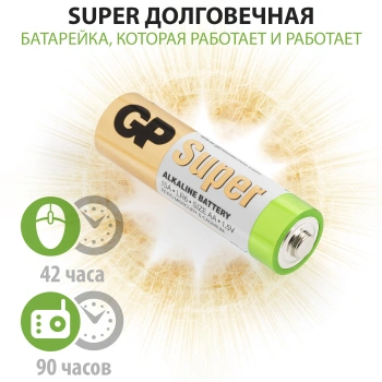 Батарея GP Super Alkaline 15A LR6