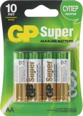 Батарея GP Super Alkaline 15A LR6