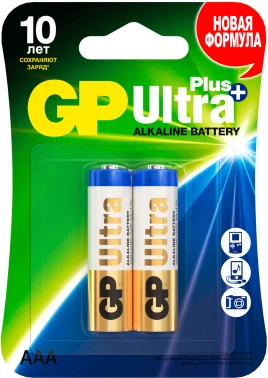 Батарея GP Ultra Plus Alkaline 24AUP LR03